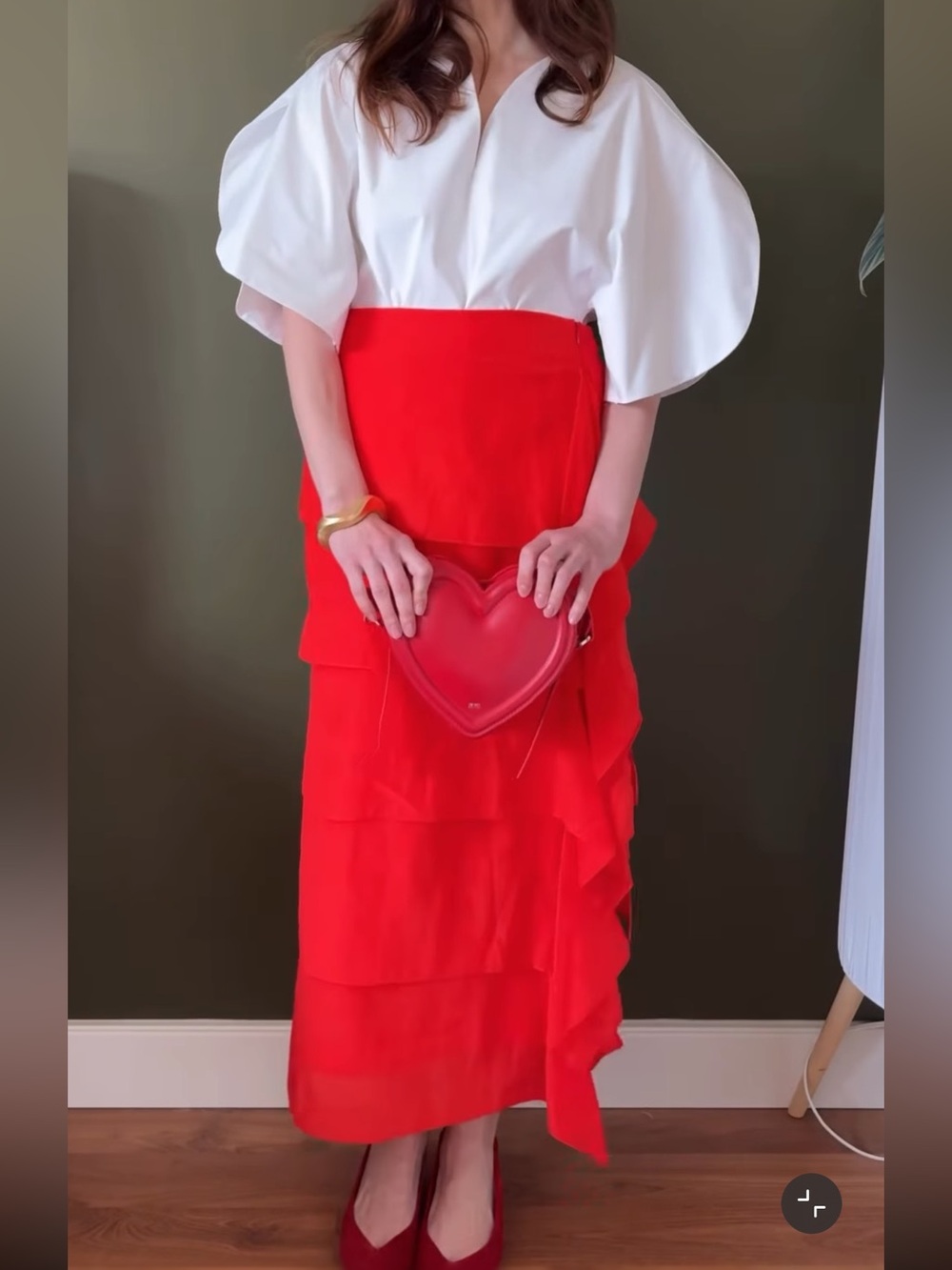 ZARA RUFFLE SKIRT - Picture 7 of 15